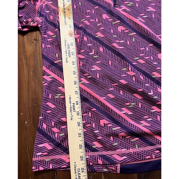 Reebok women's multicolor pullover size Large, zip neck, long sleeve - Picture 7 of 10